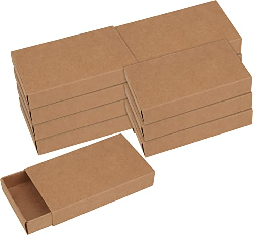 VBS Kraftpapier Streichholzschachteln XL, 12 Stück