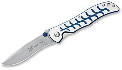Fox Knives Unisex – Erwachsene T1/2 Blue Taschenmesser, Blau, 18,5 cm