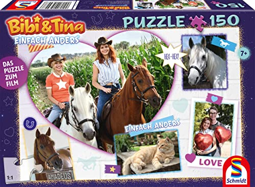 Film 5, Mit Amadeus und Sabrina, 150 Teile (Puzzle): Kinderpuzzle Bibi & Tina 150 Teile