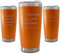 Personalised Engraved 500ml Orange Travel Cup, Personalise with Any Message