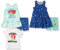 Amazon Essentials Disney | Marvel | Star Wars | Frozen | Princess Mädchen Outfit-Sets zum Kombinieren, 5er-Pack, Meerjungfrau, 6-7 Jahre