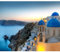 decomonkey Fototapete Landschaft 450x315 cm Tapete Fototapeten Vlies Tapeten Vliestapete Wandtapete moderne Wand Wandbild Schlafzimmer Wohnzimmer Griechenland Santorin Berge Architektur Ozean Aussicht