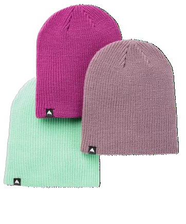 Kids' Recycled DND Beanie – 3er-Pack, Holunderbeere/Jewel Green/Vivid Viola, Einheitsgröße