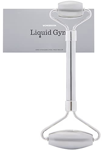 Wonderskin Liquid Gym Gesichtsroller, Edelstahl-Gesichtsmassagegerät, Augenroller für Geschwollene Augen und Dunkle Augenringe, Gesichtsskulpturwerkzeug.