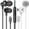 MAS CARNEY [2 Stück Kabelgebundene Typ-C-Kopfhörer TI3+TH4, In-Ear-USB-C-Ohrhörer mit Mikrofon für Samsung S20, Huawei P30, Oppo, Honor, Google Pixel und andere Smartphones mit Typ-C-Schnittstelle