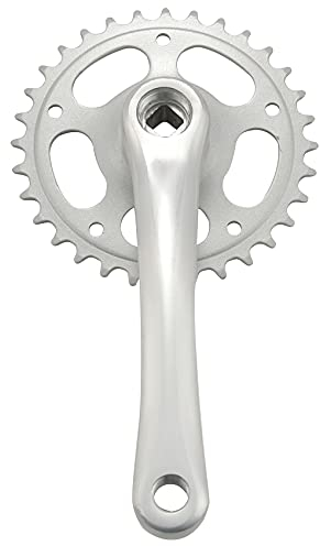UOMOZ Fahrrad Kurbelgarnitur Fahrradkettenringpedale 32T Kurbel 165Mm Single Speed Fahrradkettenrad