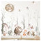 DEKO KINDERZIMMER Wandsticker XXL Waldtiere mit Baum Wandtattoo für Babyzimmer Wandaufkleber Kinderzimmer Wanddeko DK1117-05