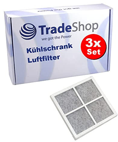 3x Kühlschrank Ersatz Luftfilter kompatibel mit LG GS9366NECZ GS9366NEDZ GS9366NEQZ GS9366NESZ GS9366PZYZD LSC22991ST LSFD2491ST LSFD2591ST LSFXC2476D