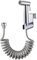 Bidet Douchette en acier inoxydable, pulvérisateur de toilette pour bidet à main avec double mode (jet/jet), WC ou bidet mural avec tuyau de 310 cm et crochet