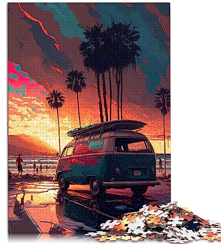 Puzzle für Erwachsene, Hawaii-Reise-Puzzle, 1000-teiliges Holzpuzzle für Erwachsene und Kinder ab 12 Jahren, Spielzeug-Wanddekoration, Größe: 50x75 cm