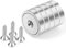 Neosmuk Magnete mit Loch, 20kg starke runde Magnete für die Wand,Magnet mit Schraube für Holz,Neodym-Scheibenmagnet mit Loch in der Mitte,20mm flacher Magnet(5er-Packung)
