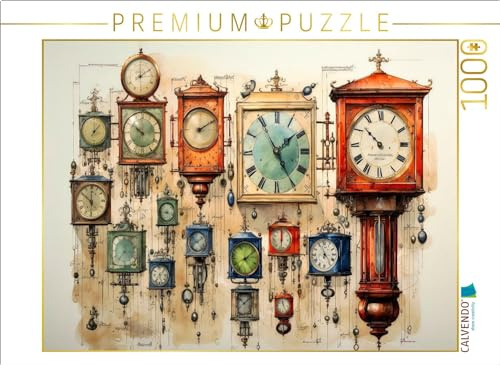 CALVENDO Puzzle Uhren | 1000 Teile Lege-Größe 64 x 48 cm Foto-Puzzle für glückliche Stunden