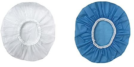 Bdfhjln Juego de 2 gorros de ducha impermeables para el hogar, gorro de natación, gorro de ducha elástico para hotel ( y )
