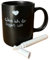 Tasse mit Stift zum Beschriften, Gestalten + Wegwischen - für deine Notizen, Nachrichten und Botschaften - Geschenk