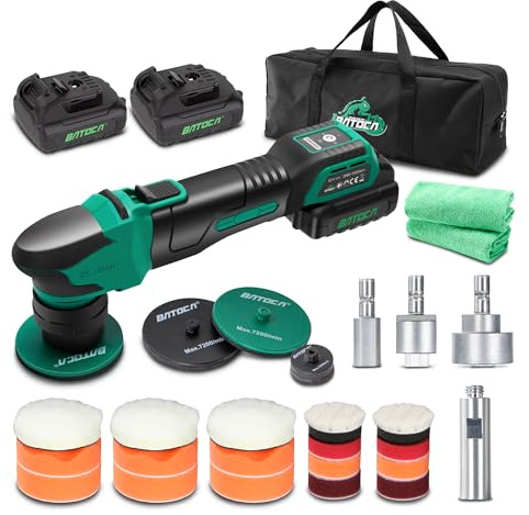 BATOCA S4 Brushless RO&DA Car Buffer Polisher Headlight Restoration Kit