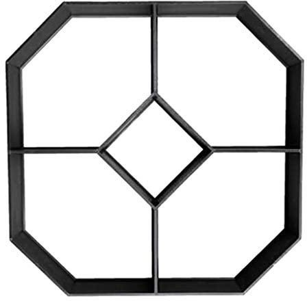 LUDAKE Stampo per pavimentazione geometrica in plastica, per casa, giardino, pavimento, strada, cemento, vialetto, pietra per stampi per patio