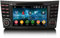 Android 14 Autoradio Acht Kern 4GB+64GB DAB+ Für Mercedes-BENZ E-Klasse W211 CLS Klasse W219 mit Bildschirm GPS Navigation Kabellos Apple CarPlay Android Auto DSP WiFi Bluetooth 5.0 SWC DVD USB FM RDS