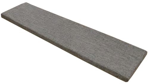 MSNCS Bankauflage Bankkissen Outdoor,140x40 150x50 120x40 100x40 180x40cm Sitzkissen Bank mit Abnehmbarem Bezug, 3CM Dicke, Waschbare Stuhlkissen Bankpolster Gartenbank Auflage(#1,120x45x3cm)