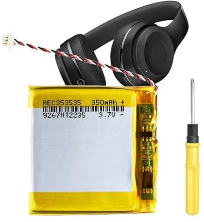 WRUMI for Beats Solo 3 Battery Replacement: AEC353535 Battery for Beats by Dr Dre Solo2 Solo3 Solo 2 3 2.0 3.0 Wireless Headset Headphones with Tool (NOT for Studio 2 3)