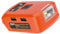 Power Adapter for Black&Decker 20V Battery, Dual Rechargeable Charging Port & LED Work Light