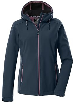 killtec Women's Softshell Outdoor Jacket with Zip-Off Hood