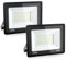 Psatfito G Projecteur LED 100w, 10800 Lm Projecteur LED Extérieur, Étanchéité Ip66 Lumière Blanche du jour 6000k Éclairage de Sécurité Extérieur pour Entrepôt, Garage, Arrière-Cour, Lot de 2