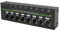 Amplificateur de Casque, Amplificateur de Casque 8 Canaux, Connecteur TS 1/8 Pouces, Coque en Fer pour Une Utilisation Domestique KTV (Prise UE)