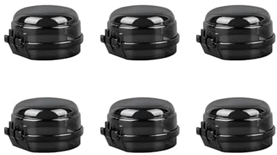 6 Stück Herdknopf Kindersicherung, Herd Kindersicherung Knöpfe, Kindersicherung Herd Drehknöpfe, für max. Ø 4,2cm und 4 cm Hohe Herdknöpfe, für Gasherd Elektroherd Backofen