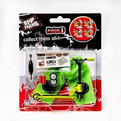 Grip & Tricks - Finger Scooter - Skate - Pack1 - Dimensions: 22 X 13,5 X 2 cm