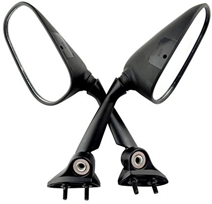 AHL Rückspiegel Seitenspiegel Spiegel Kit für Yamaha YZF-R1 2009-2014 14B-26280-00-00 14B-26290-00-00