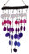 GURU SHOP Muschel Mobile, Ethno Windspiel, Sonnenfänger - Lila/weiß, 40x33x0 cm