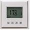 Halmburger digital Raumthermostat ERD70rg mit großem Display inkl. Jung LS 990 1-fach Rahmen LS981WW in alpinweiß glanz für Fußbodenheizung Stellantriebe 230V stromlos geschlossen (NC)