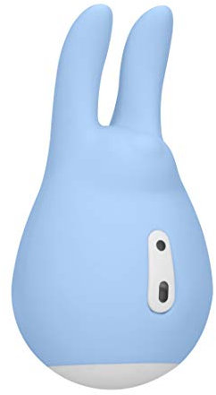 Loveline by Shots - Wiederaufladbares Silikon Aufliege Vibrator Love Bunny, blau