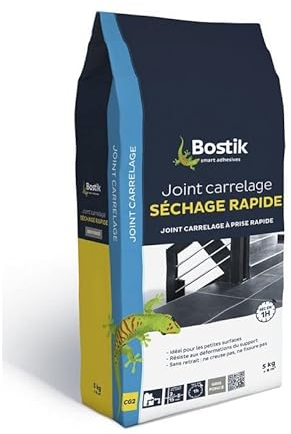 Bostik Joint Séchage Rapide Gris Foncé 5 kg