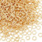 UNICRAFTALE 500 Stücke 5mm Goldene Edelstahl Biegeringe Offene Biegeringe Anschluss Schmuckzubehör Für Schmuckherstellung & Handwerk Projekte Und Halskette Reparatur