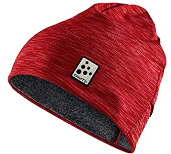 Craft Microfleece Ponytail Mütze, Rose-Melange, ONE Size