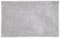 Allstar Badematte Chenille, waschbar, Anti-Rutsch Matte für einen sicheren Stand im Badezimmer, weicher Hochflor Badteppich aus 100% Polyester, schnelltrocknend und hygienisch, 50 x 80 cm, Hellgrau