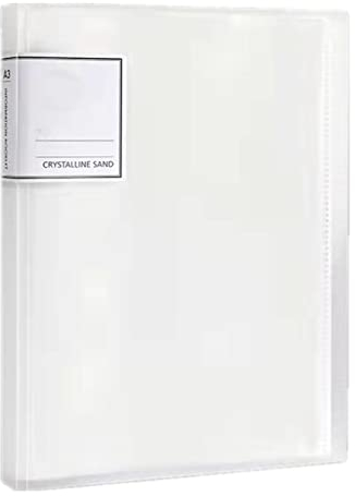 A3 Diamond Painting Bilder Album, Diamond Painting Mappe, Sichtbuch in kunstmappe für Aufbewahrung Diamant Malerei Bilder, Sammelmappe mit 60 Taschen für Diamant Bilder von 30 x 40 cm oder Kleiner