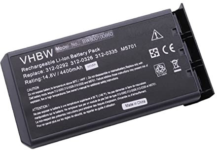 vhbw Batterie Compatible avec Packard Bell EasyNote C3, C3000 Ordinateur Portable (4400mAh, 14,8V, Li-ION)