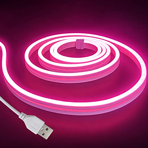 vimeepro LED strip 45m,5V USB Neon LED streifen,Wasserdicht LED Leiste,Led Lichtband DIY Flexibel Lichtleiste für Innen Aussenbereich Deko(rgb)