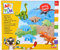 Art and Fun Spielsand Set Dinosaurier, 3X 200g Sand, Plattform, 4X Dino 3D Form, Fossilform, Roller, Messer, ab 3 Jahre
