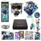 MOTAO Genshin Impact Box Merch Set – Poupée en peluche, poster, tapis de souris, figurine de support, bracelet, badge, porte-clés, porte-cartes 30 cartes Lomo, 50 autocollants (vagabonde)