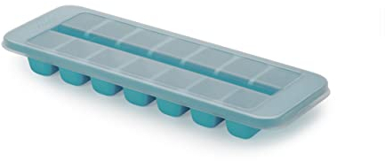 Joseph Joseph Flow, Bandeja de cubitos de hielo con tapa, apilable, gran capacidad de 14 cubos