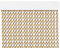 Cortina para Puerta Tiras PVC 200x120cm，Cortina para Puerta Exterior，10 Color (Beige+Filo Marron R1)