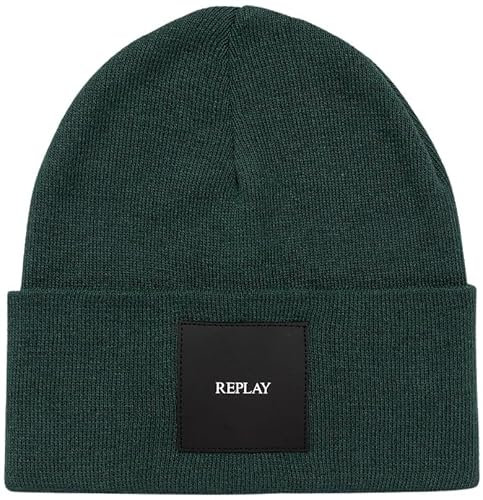 Replay Unisex Mütze Winter, Grün (Mountain View 0841), OneSize