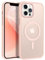 GaoBao für iPhone 12 Pro Max Hülle, Handyhülle iPhone 12 Pro Max [Kompatibel mit MagSafe] Durchscheinende Matte Magnetische Stoßfeste Anti-Fingerabdruck Hülle für iPhone 12 Pro Max Case, Rosa