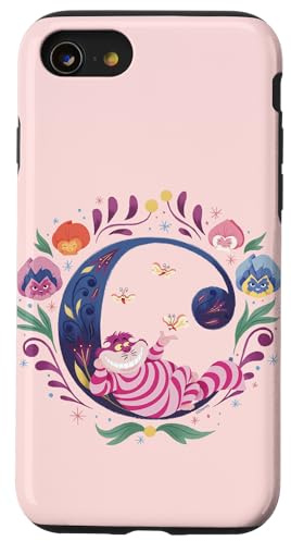 Hülle für iPhone SE (2020) / 7 / 8 Disney Alphabet Monogramm Buchstabe C für Grinsekatze