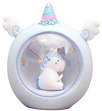 Gadpiparty Unicorn Nachtlicht Projektor Mit Sternen Mond Blau Kinderzimmerlampe Für Mädchen Für Geburtstagsgeschenke Feiertage Und Besondere Anlässe