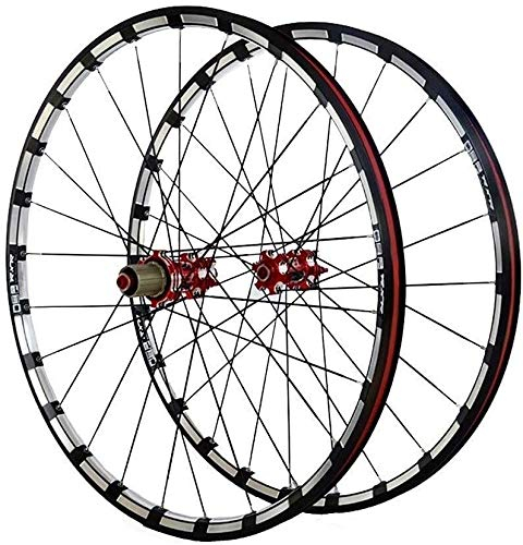Mountain MTB Fahrrad-Laufradsatz Fahrrad-Laufradsatz Fahrrad-Laufrad 26/27,5 Zoll Fahrrad-Laufradsatz MTB Doppelwandige Leichtmetallfelgenfräsung Trilaterale Carbon-Nabe Scheibenbremse Vorne Und