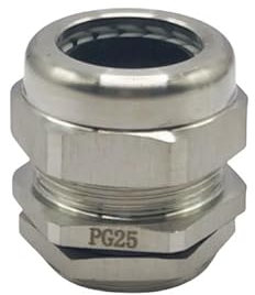 1Pcs Waterproof Cable Gland 304 Stainless Steel Glands IP68 PG7 PG9 M12 M16 Metal Joint PG13.5 M20*1.5 Cable Fixing Seal Joint(Color:M24x1.5 fit 10-14mm)